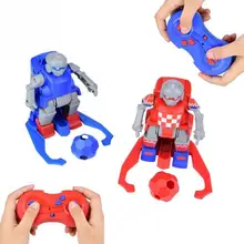 2,4 ГГц Радиоуправляемый футбольный робот, игрушка, беспроводной пульт дистанционного управления, два футбольных робота, игровые игрушки, семейная Интерактивная развивающая электрическая игрушка