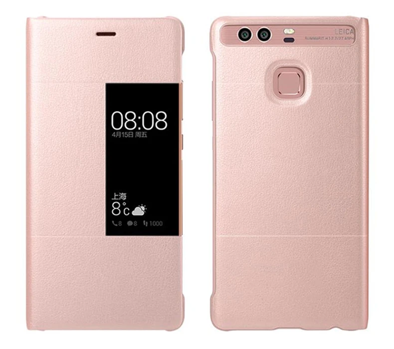华为P9 PLUS 新款 侧窗皮套 (4)