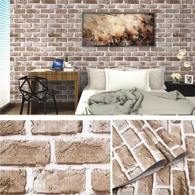 Self adhesive Самоклеящиеся обои из ПВХ с рисунком для детской комнаты, для мальчиков и девочек, для спальни, для гостиной, для телевизора, водостойкие настенные наклейки, обои - Цвет: Self adhesive