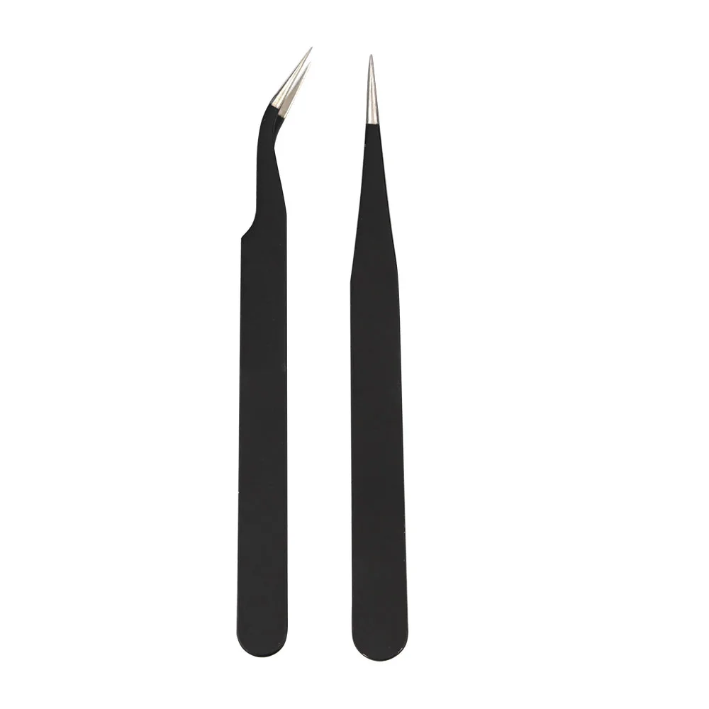 2 x Tweezers Детали 3d принтера, насадка для очистки, гибкое сверло для экструдера для очистки V6 j-головки Hotend сопла - Цвет: 2 x Tweezers