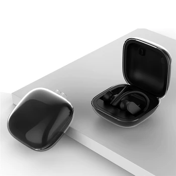 

TPU Transparent Case Shockproof Charging Box Cover Skin for Beats Powerbeats Pro Wireless Earphone Protective Shell