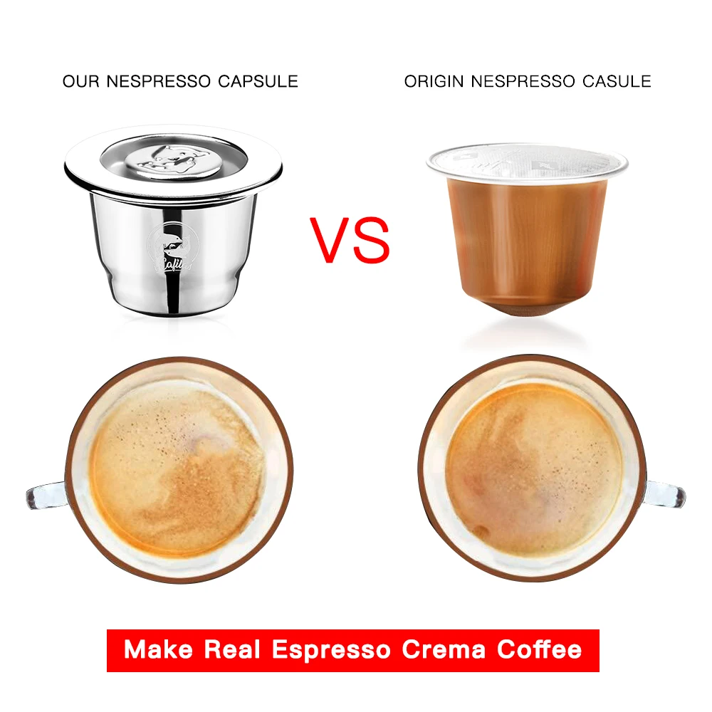 Улучшенная нержавеющая сталь для кофефильтров Nespresso капсулы кофе тампер