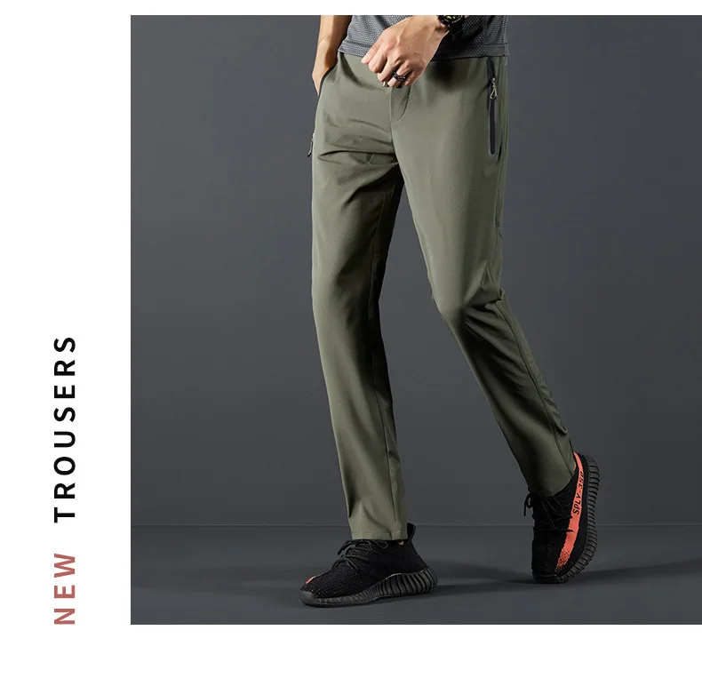 MRMT Brand Summer Men's Trousers Casual Thin Straight Tube Quick-drying Leisure Long Trouser