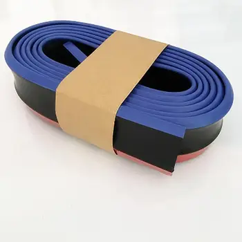 

Hot New 2.5m Car Protector Front Bumper Lip Splitter Car Sticker Body Kit Spoiler Bumpers Rubber Double color Car Styling