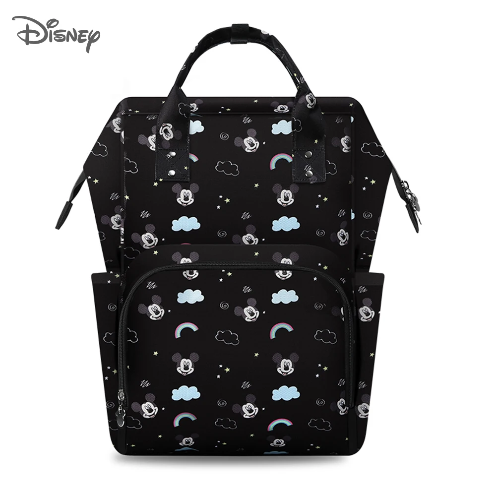 Сумка для подгузников disney, многофункциональная, большая емкость, сумка для пеленания, водонепроницаемый рюкзак для мамы, дорожный рюкзак для подгузников, Влажные Сумки