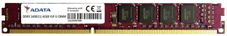 ADATA PC DDR3 RAMs 4G 8G 1600MHz DIMM настольная память поддержка AMD Intel материнская плата