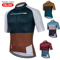 Cycling Clothing Men Raudax 2024 Short Sleeve Ropa Ciclismo Summer Cycling Jersey Triathlon Bike Jersey Uniform Cycling Kit 1