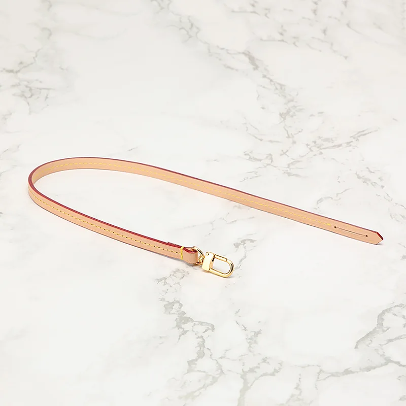 Personalization Genuine Leather Handle Short Bag Strap Shoulder Detachable Bag Replacement Women Wrist Strap Accessories