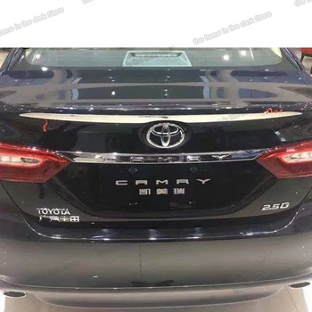 

Lsrtw2017 Car Taildoor Trunk Gate Strip Trims for toyota camry 2019 2020 2018 70 v70 xv70 trd accessories sport edition rear