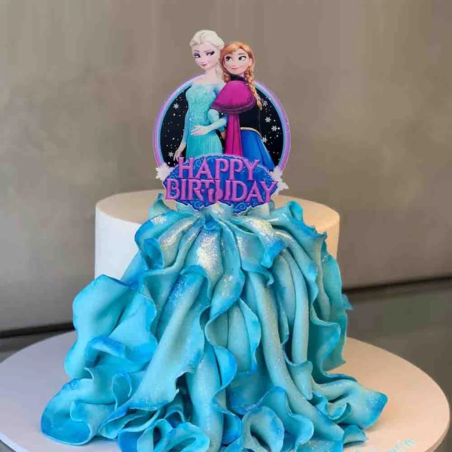 Elsa Birthday Decorations Cake Topper  Elsa Frozen Birthday Decoration Cake  - Disney - Aliexpress