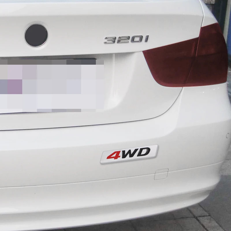 1 шт. 3D металлическая 4WD наклейка для автомобиля боковое крыло наклейка на багажник значок наклеивающиеся Переводные картинки для детей hyundai IX25 IX35 Tucson автомобильный Стайлинг