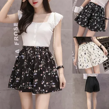 

Summer New Korean Women's Printed Baggy Skirts For Students Comfortable Casual Skirt