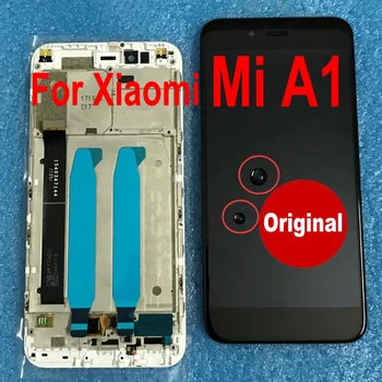 

100% Original New For Xiaomi Mi A1 Mia1 2.5D Glass LCD Display Screen Digitizer Assemsbly with Frame Panel Mi 5X Mi5X Pantalla