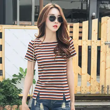 

2020 summer fashion T-shirt for women sky blue