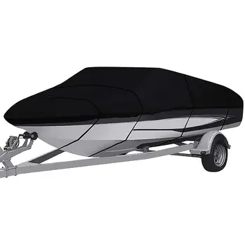 

NEW Waterproof 210D Boat Cover Yacht Cover UV Protection Infrared V-shaped Blue Boat Covers Fishing Ski Covers #CO