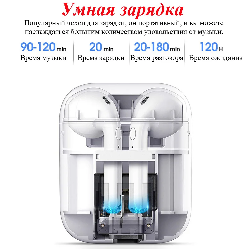 TWS Беспроводная Связь Bluetooth Наушники С Шумоподавлением Гарнитура Для Iphone Android Смартфон