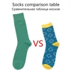 Men's socks Solid Color Cotton Socks High quality Black Blue Red Business Casual 10 colors Dress Autumn and winter Socks Men ► Photo 3/6