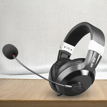 

SALAR Over-Ear Headphone Game Headset USB Noise Cancelling Over-Ear Earphone with Microphone Stereo Bass for Computer