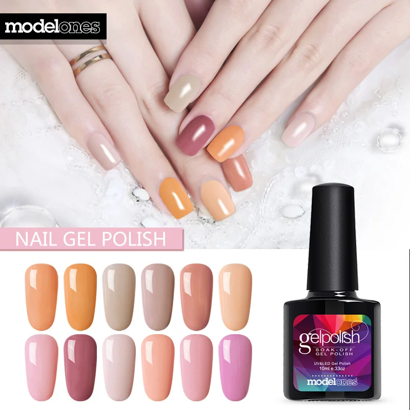 Моделирующие светодиодные гель лаки для ногтей натурального цвета|uv nail gel polish|nail