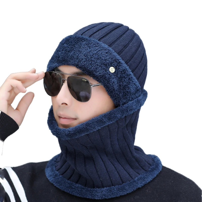 BINGYUANHAOXUAN, вязаная шапка для мужчин, одноцветная, Вязанная, шерсть, Skullies Beanies, женская, осенняя, зимняя, уличная шапка, шапки
