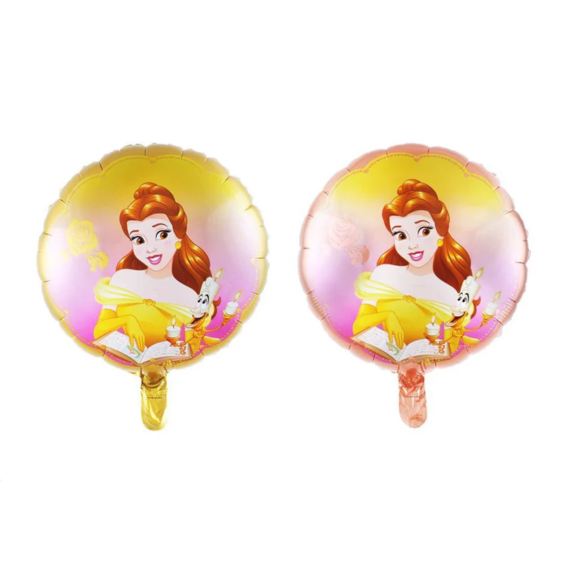 Balloon 2pcs Принцесса Вечерние салфетка для посуды скатерть дети девочки с днем рождения декорации шарики взрослые вечерние принадлежности Anniversaire - Цвет: Balloon 2pcs