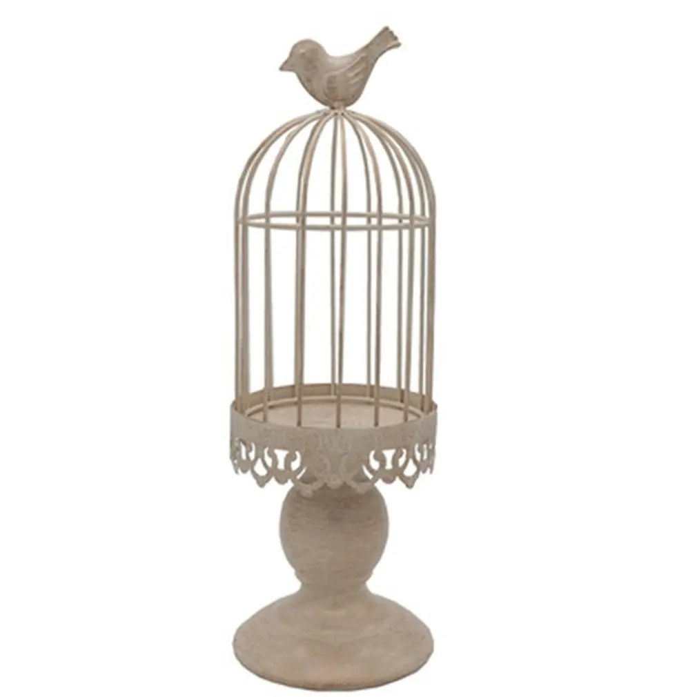 Desktop Birdcage Candlestick Home Decoration Candle Stand Holder Creative Ornaments Candlelight Dinner Table |