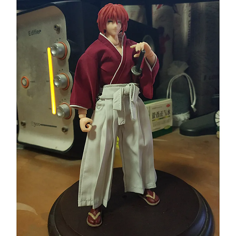 Japanese Anime Rurouni Kenshin The Executioner Drew Out His Knife PVC Anime Movable Action Figure Collectible Model Toy A265
