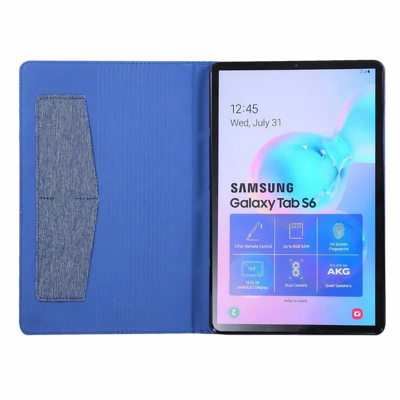 Флип Премиум умный чехол из искусственной кожи ТПУ для samsung Galaxy Tab S6 10,5 SM-T860 SM-T865 T865 10," планшет стенд чехол