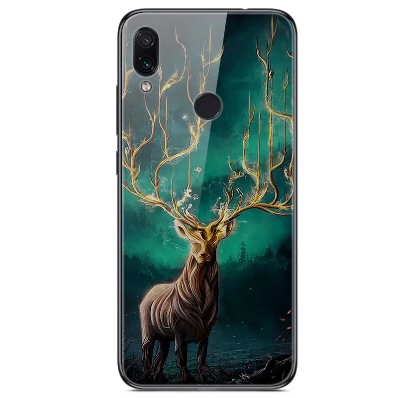 Dành Cho Xiaomi Redmi Note 7 Case Kính Cường Lực Tranh Ốp Lưng Cho Xiaomi Redmi Note7 6.3 "Fundas Coque Redmi NOTE 7 PRO Túi phone cases for xiaomi Cases For Xiaomi