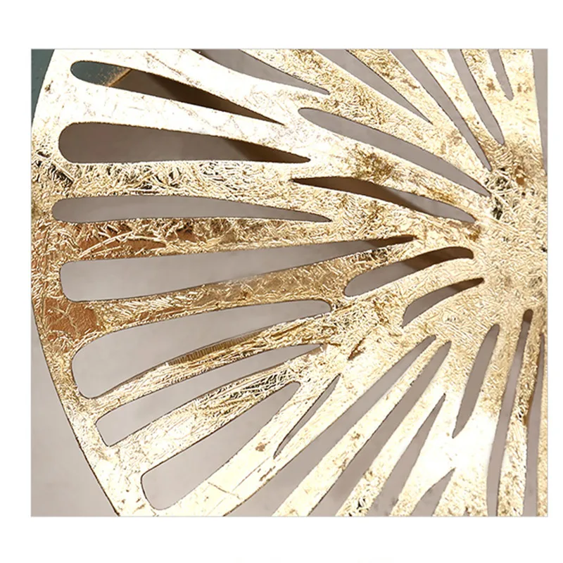 Европейский Креативный роскошный круглый 3D кованый железный настенный настенное украшение для гостиной украшение для дома R3807