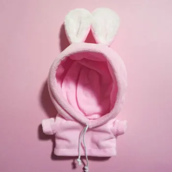 

[MYKPOP]KPOP Doll's Clothes and Accessories: Bunny Hooded Sweater for 15cm 20cm Doll Fans Collection SB20092803