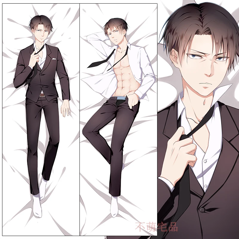Levi Ackerman V2 Body Pillow Case ATTACK ON TITAN ubicaciondepersonas
