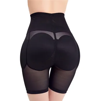 

Women's Shapewear Butt Lifter Seamless High Waist Padded Panty Body Shaper 4 Pcs Pad Back Side Enhancer Hip Pads Fake Buttock