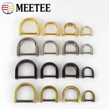 

20pcs Metal Bag Buckles Removable D Ring Handbag Strap Bag Chain Clasp Hook Screw DIY Bag Handles Hanger Accessories H6-3