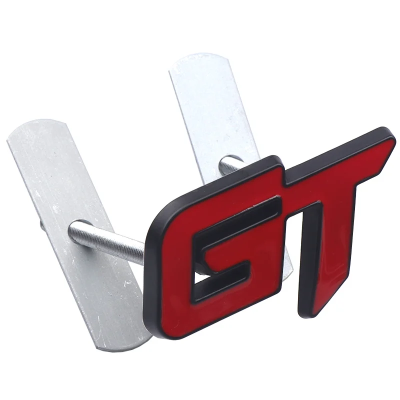 Автомобильный Стайлинг 3D эмблема передней решетки GT металлический значок