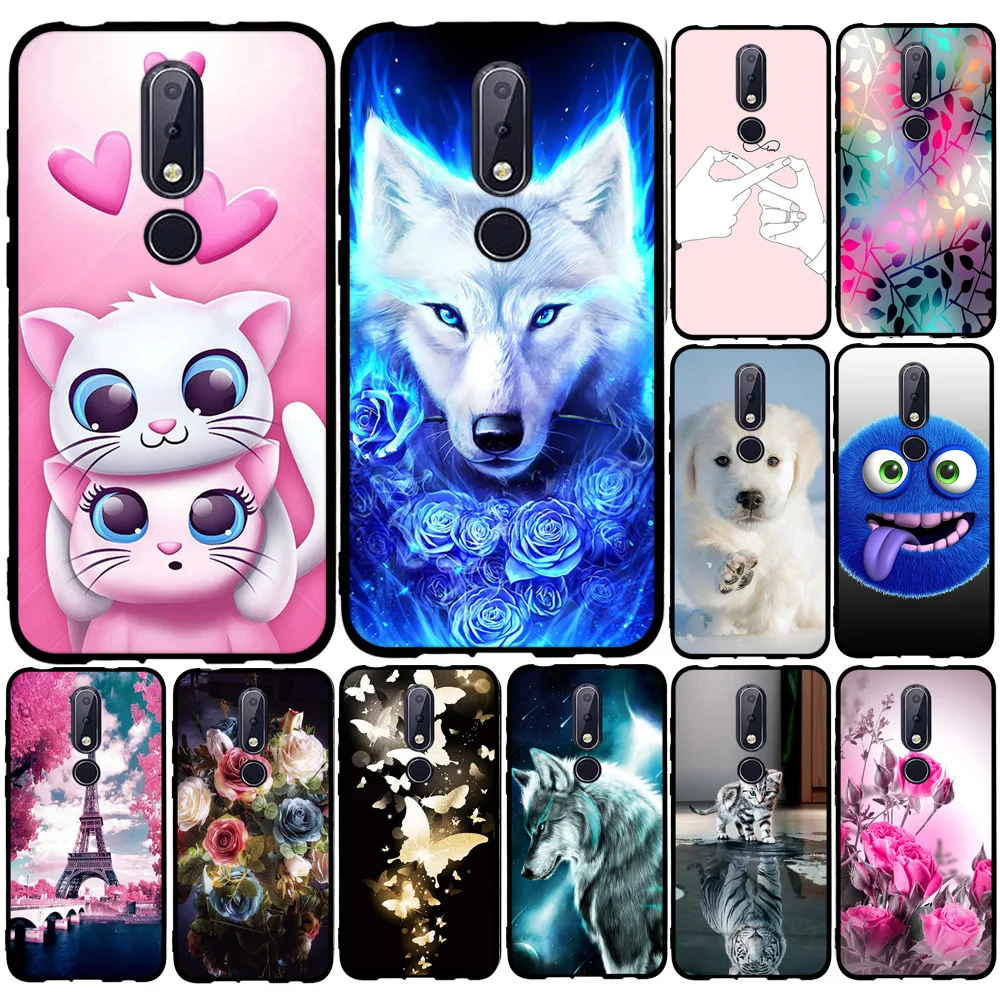Case For Nokia 6.1 Plus Pattern 3D Print X6 TPU Back Protective Cover Phone Protect Shell |