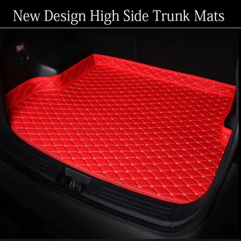 

Custom fit Hight side Car trunk mats cargo Liner for Hyundai Rohens Genesis Coupe 6D all weather heavy dutycar-styling carpet ru