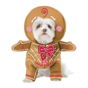 

Dog Cosplay Costume Pet Clothes Cotton Funny Standing Outfits Set Dog Clothes For Christmas Party Festive Decoration Dog Clothes