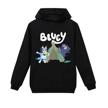 

Children Clothes bingo bluey Printed Hoodies Baby Girls Long Sleeve T-Shirt Girl Shirts Tops Tee Boys Sweatshirts Outerwear