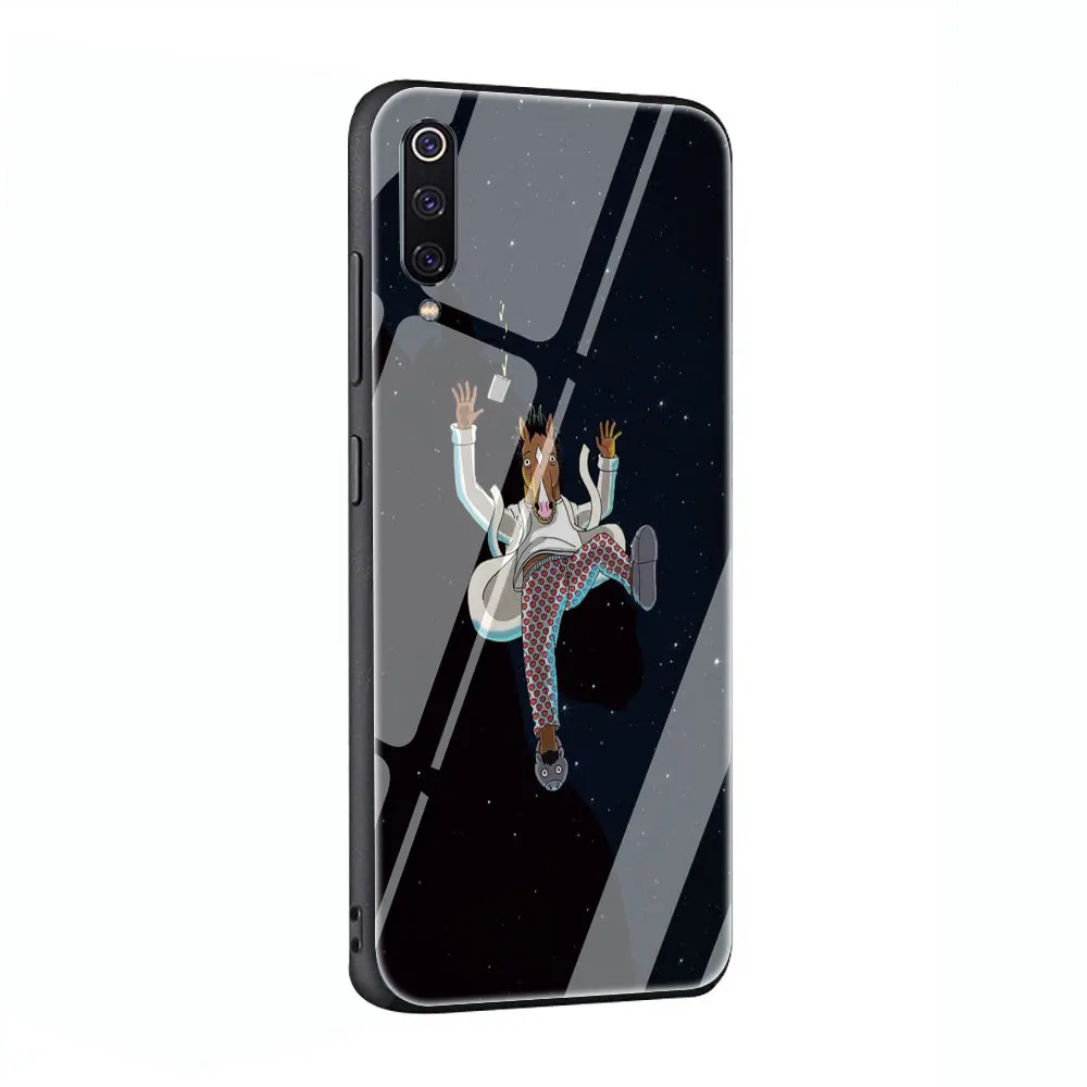 Конь БоДжек закаленное Стекло чехол для Xiaomi 8 Lite A1 A2 9 Redmi Note 5 6 7 Pro 6A 4X F1 - Цвет: G6