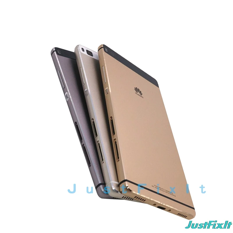 Оригинальные запасные части алюминиевый корпус чехол для Huawei P8 5,2 дюйма, задняя дверь крышка батареи Чехол