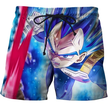 

Funny Anime 3D Beach Shorts Mens Dragon Ball Printed Board Shorts Homme Surffing Shorts Male Swimwear Swiming Shorts Man
