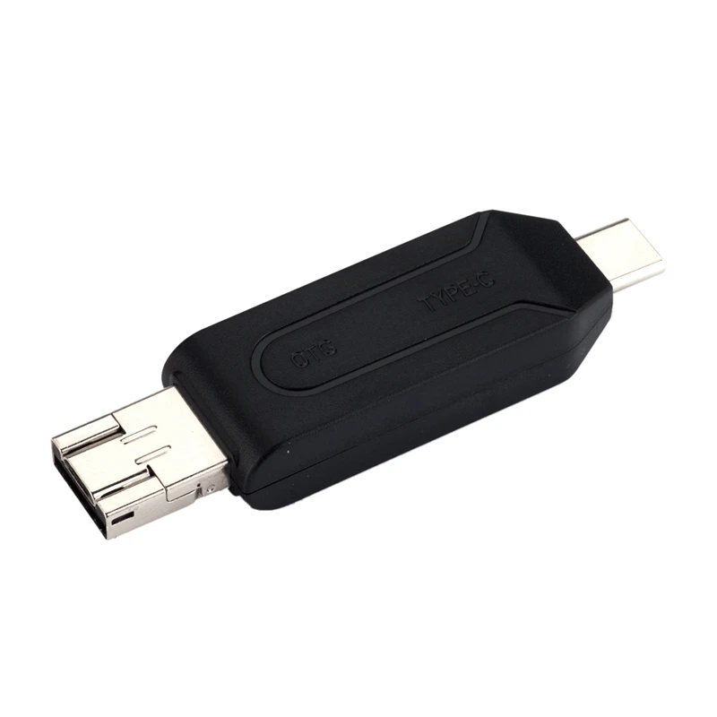 Мини 5-в-1 Micro-SD кард-ридер Мультифункциональный Тип usb-c USB C/USB/Micro-USB TF/SD карты OTG USB 2,0 для samsung смартфонов Macbook