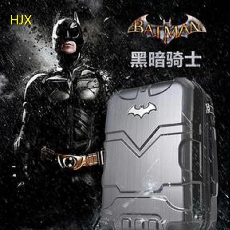 Perfect customization 20/24 inches Cartoon superhero PC Rolling Luggage Spinner brand High quality Travel Suitcase