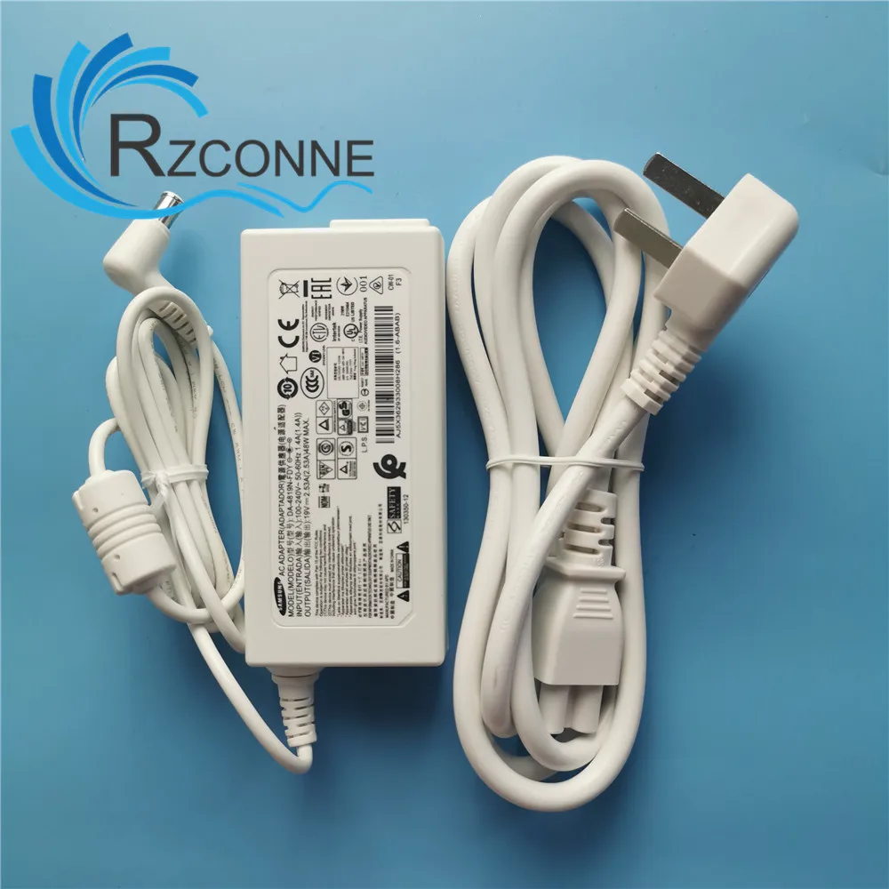 AC адаптер питания зарядное устройство для Samsung DA-4819N-FDY 19V 2.53A 48W UA32J4088A UN32J400D BN44-00835A