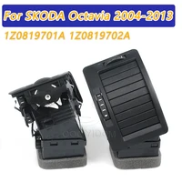 COOYIDOM Black Air Vent Outlet Free Tool For Skoda Octavi MK2 2004 2013 1Z0819701A 1Z0819702A 1ZD 1Z0 819 701 A 702 A 1