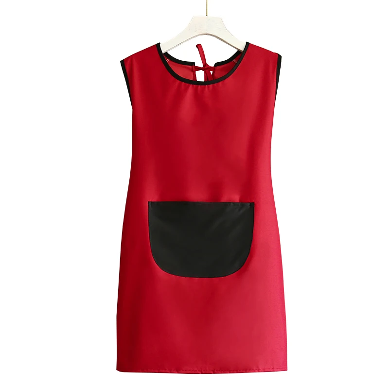 

Фартук для дома, кухни, водонепроницаемый, маслостойкий, прекрасный, японский, корейский, мужская и женская мода, рабочая одежда на заказ, фартук, Комбинезоны