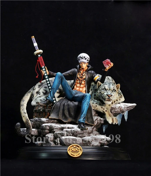 Аниме One piece Trafalgar D водное право GK статуя леопарда ПВХ Фигурки Коллекционная модель игрушки подарки для детей