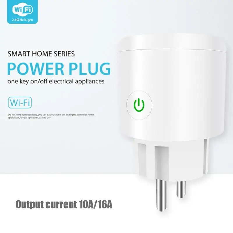 Smart Plug Wifi Smart Socket Tuya Smart Life App EU Plug Phone Timing Outlet Switch Remote Control Alexa Google Home Mini IFTTT