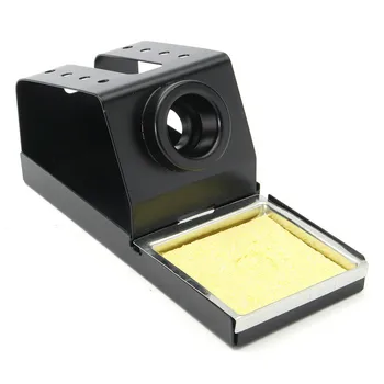 

Metal Material Soldering Iron Stand with Sponge For Soldering Station 16cm x 7cm x 7.5cm
